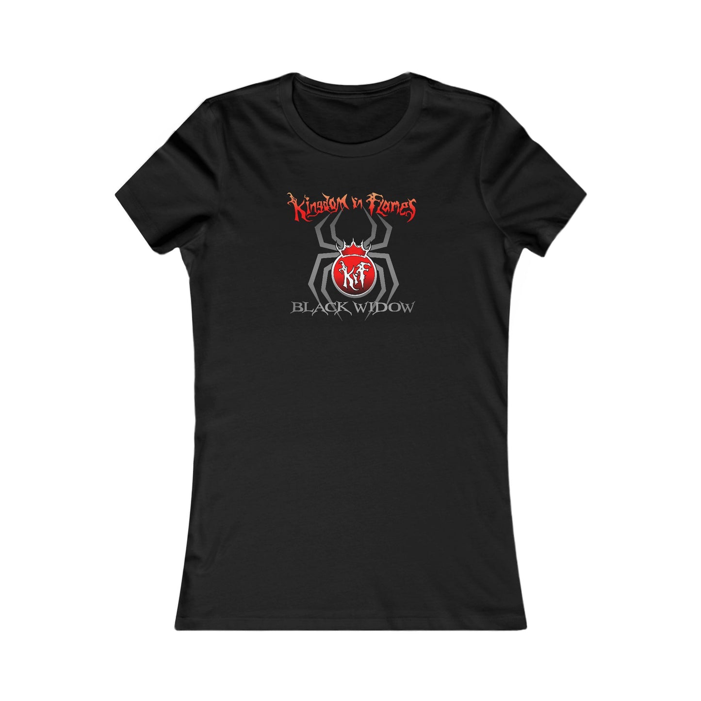 Women's Black KIF Spider Tee