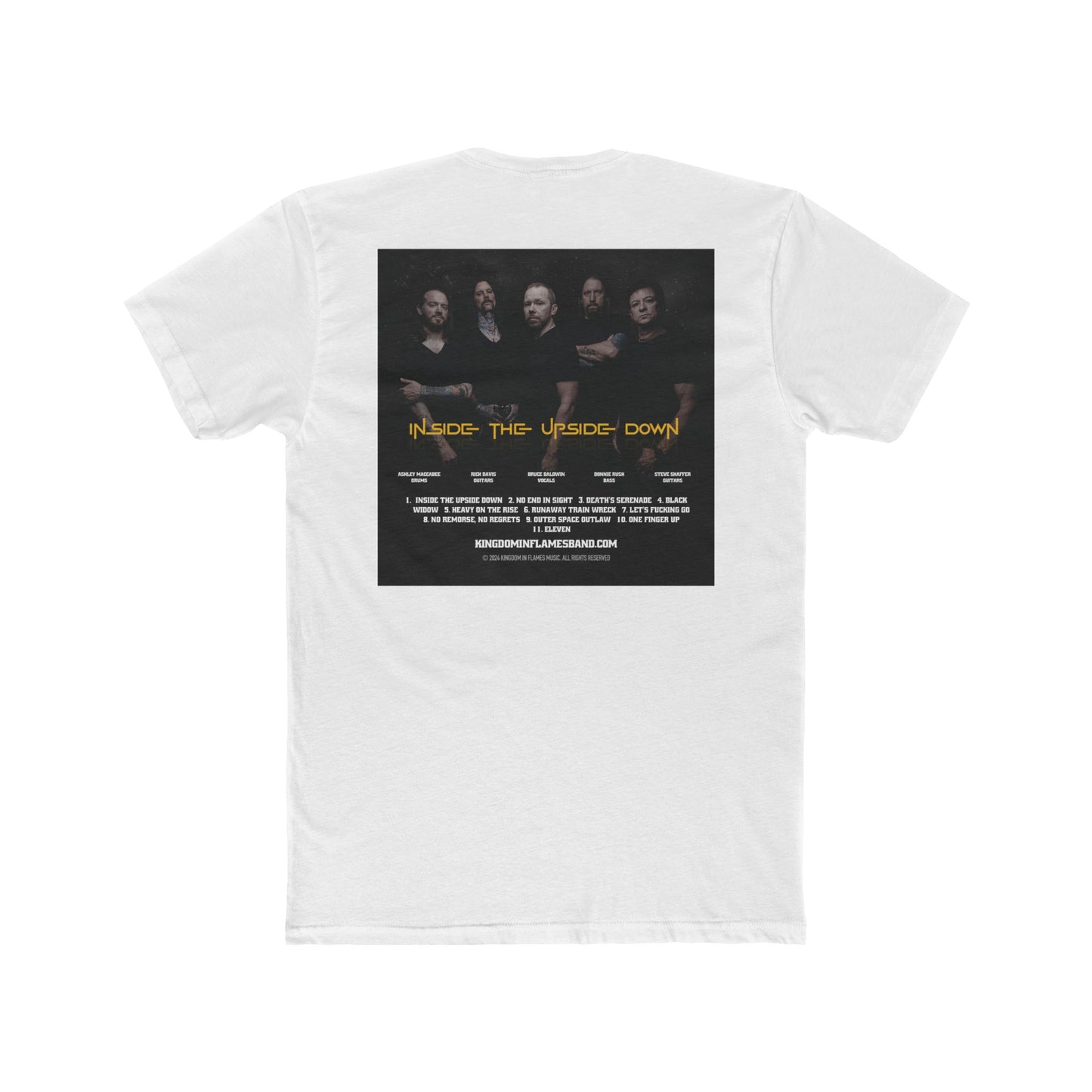 Inside The Upside Down Album Unisex Cotton Crew Tee