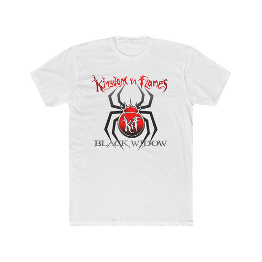 White KIF Black Widow Spider Unisex Crew Tee