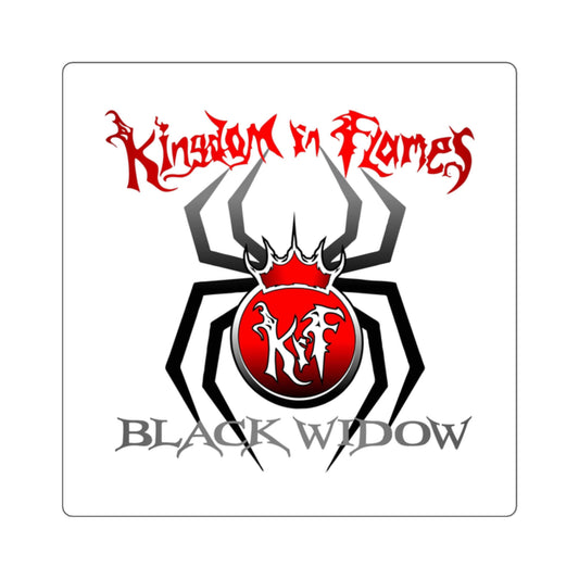 KIF Black Widow Square Stickers